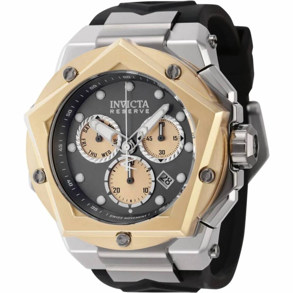 NEW INVICTA reserve helios 54mm swiss quartz chronograph strap watch in green